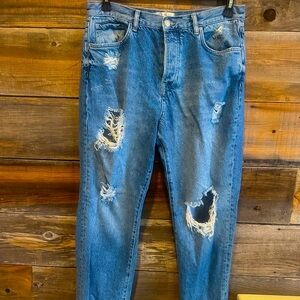 Free people Bren Boyfriend distressed jeans